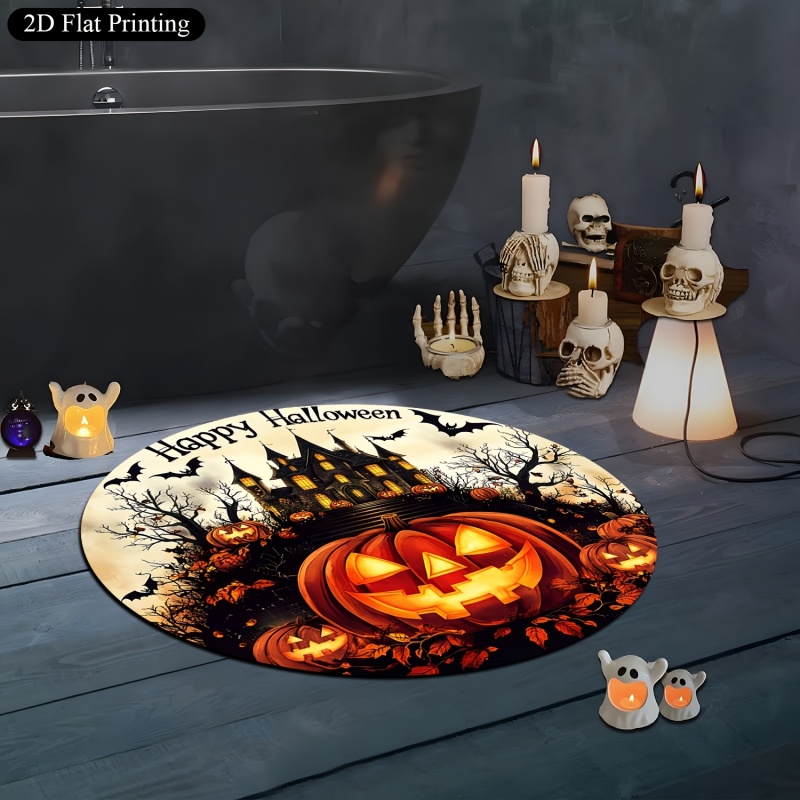 Tapis rond d'Halloween motif c - Commercial Printing House avis et prix