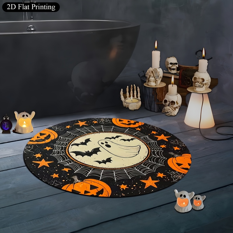 Tapis rond d'Halloween motif c - Commercial Printing House avis et prix